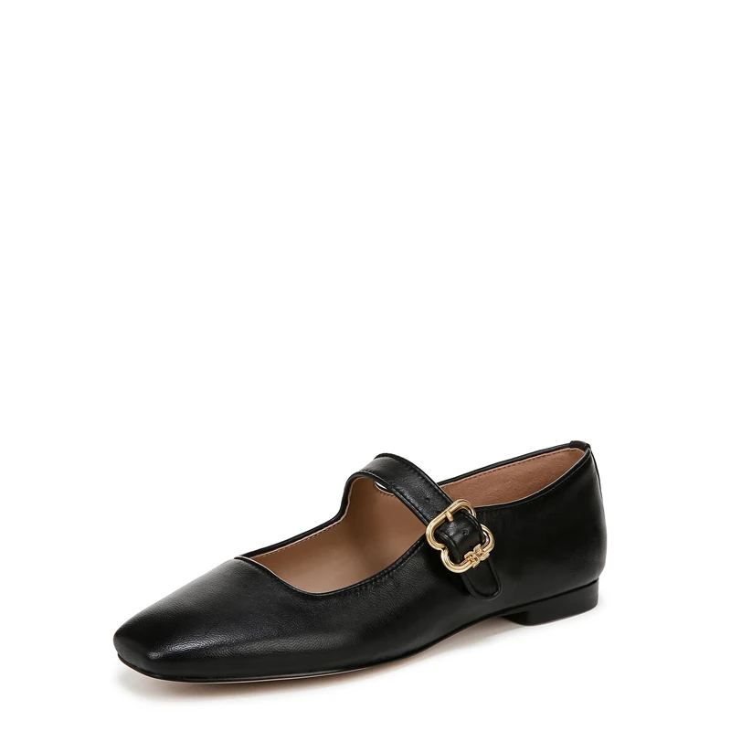 Sam Edelman Shoes for Women - Michaela Mary Jane Flat Medium Fit Black UK 5