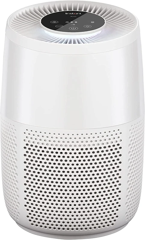 Instant 150-0008-01-UK AP100 Air Purifier Advanced 3-in-1 Filtration System, Sensor Control, Whisper-Quiet, Night/Auto/Eco Mode, Removes 99.9% of Viruses/Bacteria/Allergens, Small Rooms 12m², White