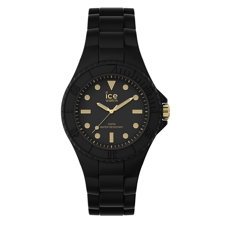 ICE-WATCH - ICE generation Black gold - Women's wristwatch with silicon strap - 019143 (Small)