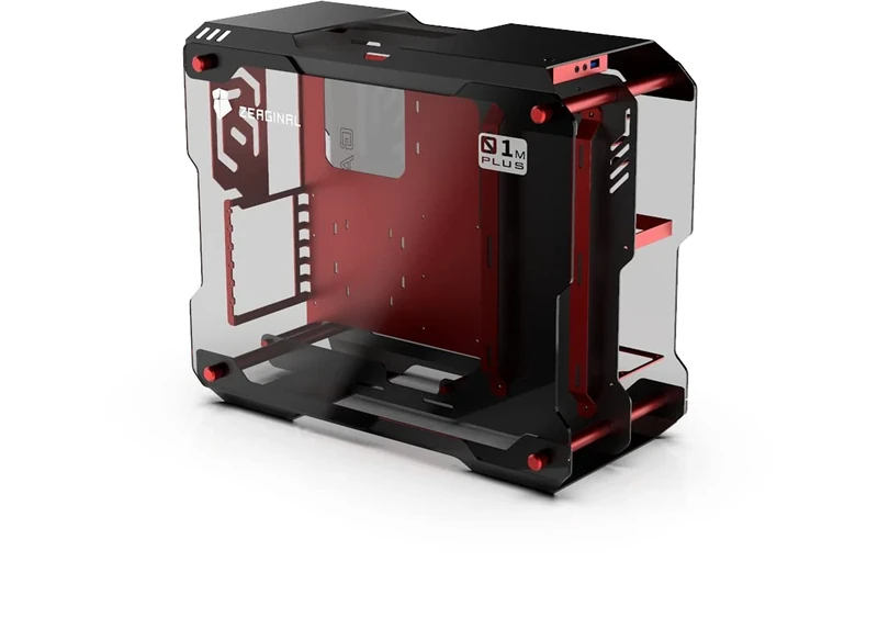 Zeaginal ZC-01M Plus (Black/Red) - Open ATX PC Case