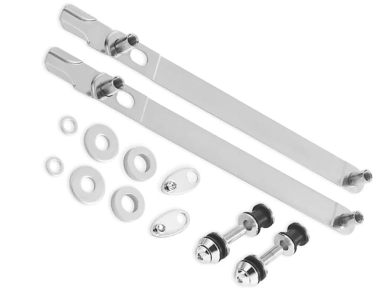 FXDWG Quick Release Docking Hardware Kit for Harley Davidson Dyna Detachable Passenger Sissy Bar Backrest Models Like FXD Wide Glide WideGlide 2010-2017 ref H D Detachables 54097-10 Rack Sideplates HD