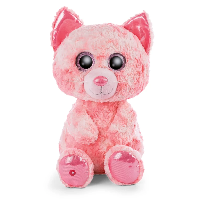 NICI Glubschis: The Original – Glubschis Cat Dreamie 45 cm – Stuffed animal cats with big, glittery eyes – Fluffy soft toys for cuddly toy lovers - Image 1