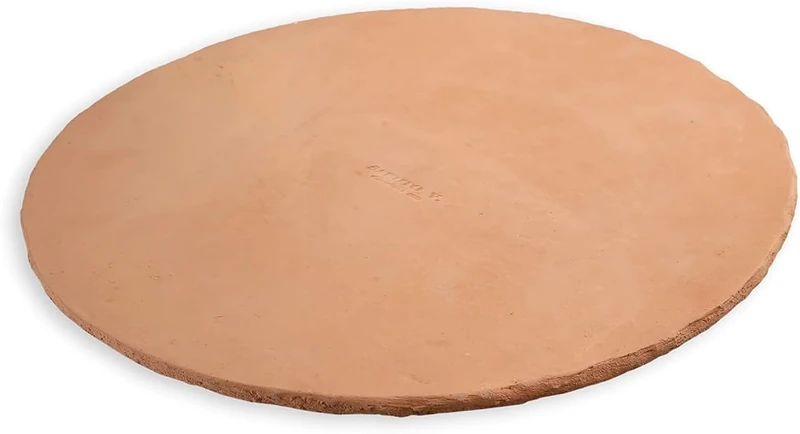 Megashopitalia Refractory Stone Casapulla Biscuit for Pizza Oven Saputo Made in Italy (Round Ø31/27xH2cm)