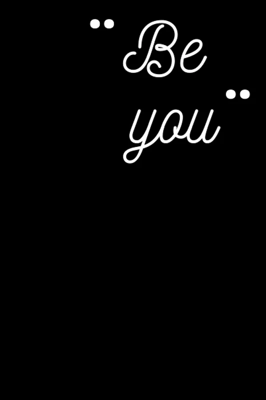 Be You: Notebook:"nice notebook for nice people" Large -( 110 Pages) -Size"6×9"- hallowen Cover by:NESS.U_Notebooks