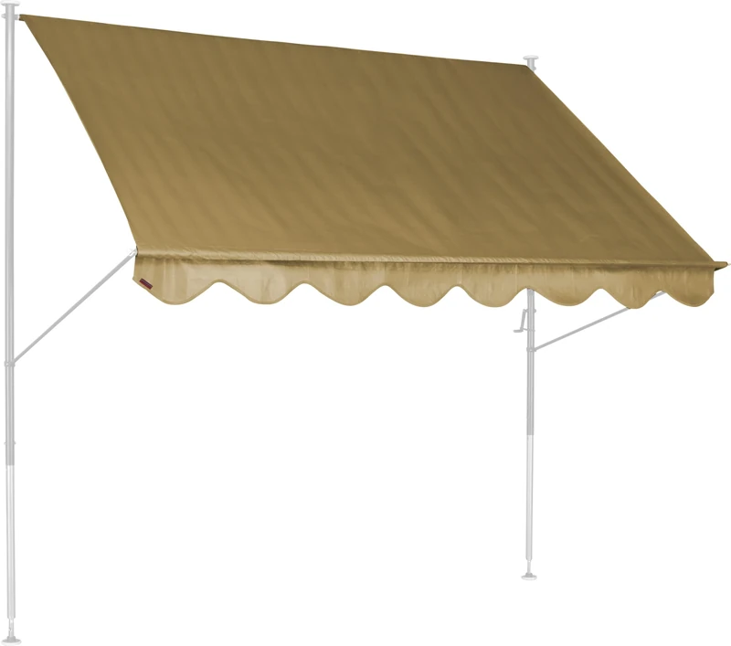 Angerer Clamp Awning Standard Plain Beige 250 cm Clamp Awning