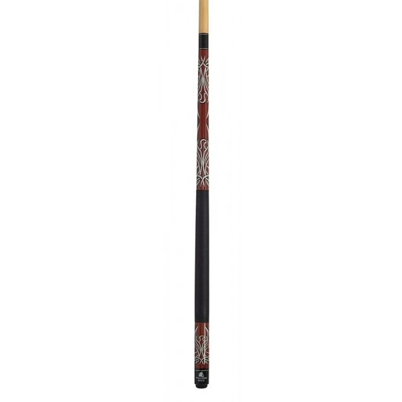 POWERGLIDE Invicta 2 piece Pool Cue Maple 10mm Tip Red Full Size 57" / 142cm
