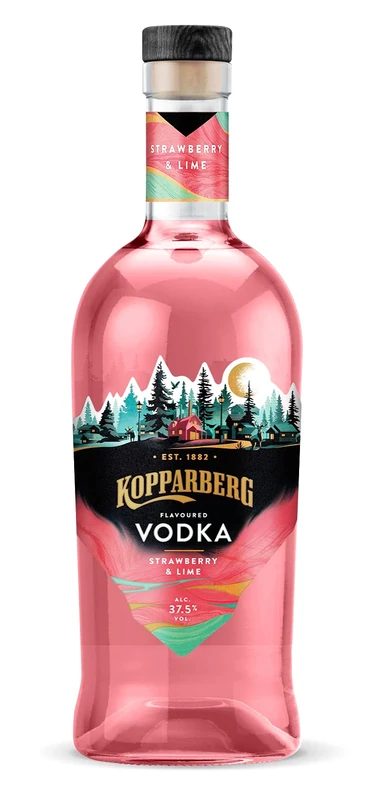 Kopparberg Flavoured Vodka Strawberry & Lime, 700ml
