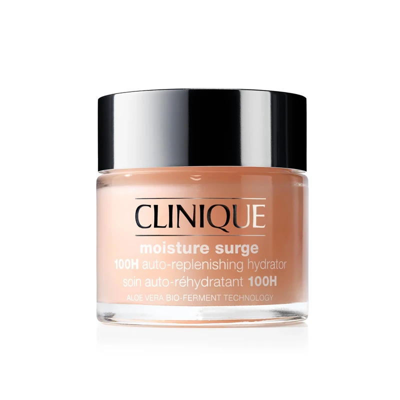 Clinique Moisture Surge 100H Auto-Replenishing Hydrator Oil Free Face Moisturiser With Hyaluronic Acid + Aloe Vera Bioferment For All Skin Types | Hydrating + Moisturising
