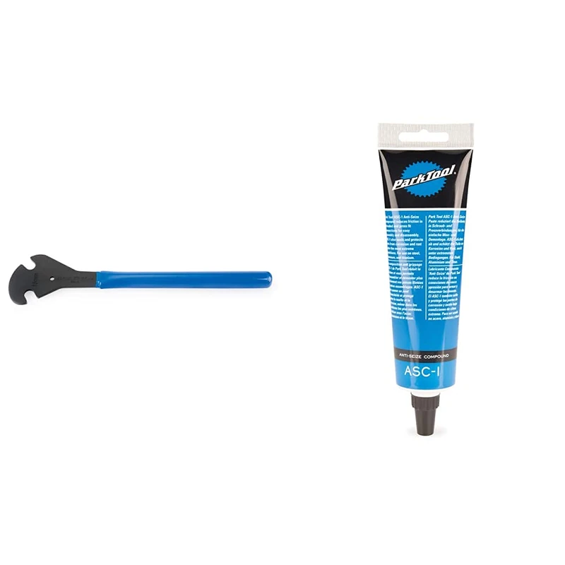 Park Tool PW-4 Professional Pedal Wrench Tool & ASC-1 Anti-Seize Compound Tool