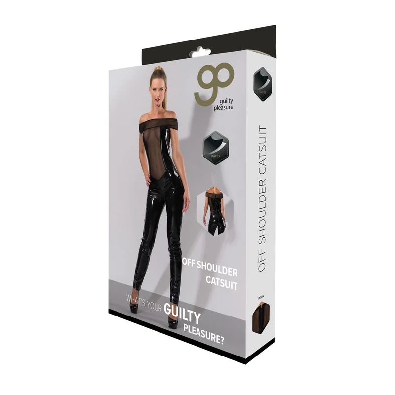 GUILTY PLEASURE Datex Catsuit Black XL