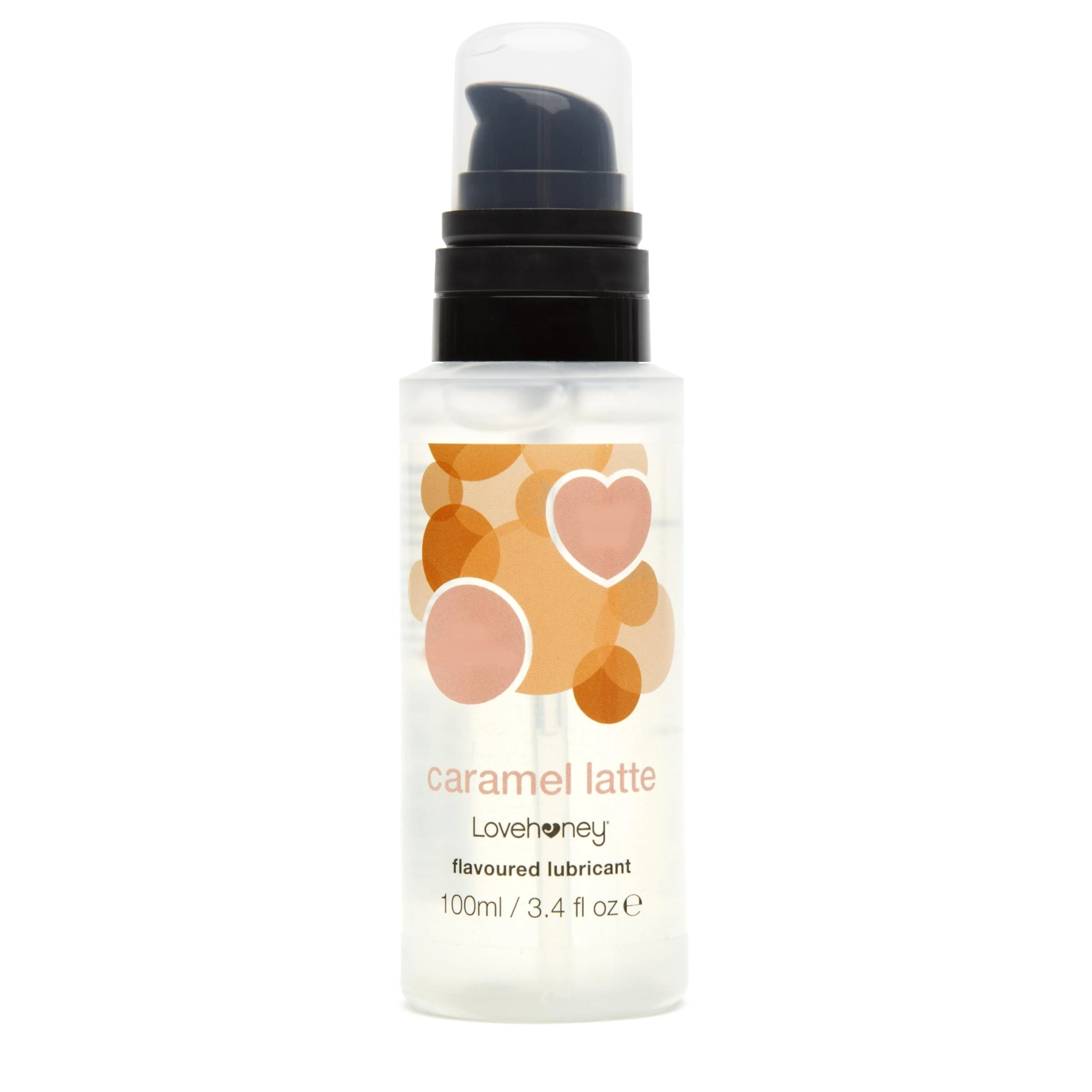 Lovehoney Caramel Latte Flavoured Lubricant - Water Based Lube Gel - 100ml