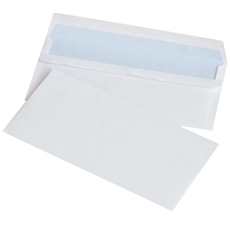 Envelope Self Seal Office Products SK DL 110x220mm 75gsm 1000pcs White/Envelopes and Shipment Accessories/Type-Self-Adhesive/Kind-SK/Colour-White/Format-DL/Weight (g/m2)-75