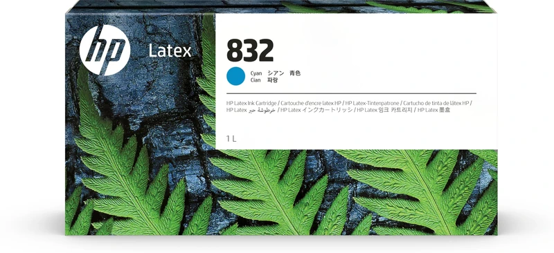 HP Cartuccia di inchiostro 832 Latex ciano da 1 L