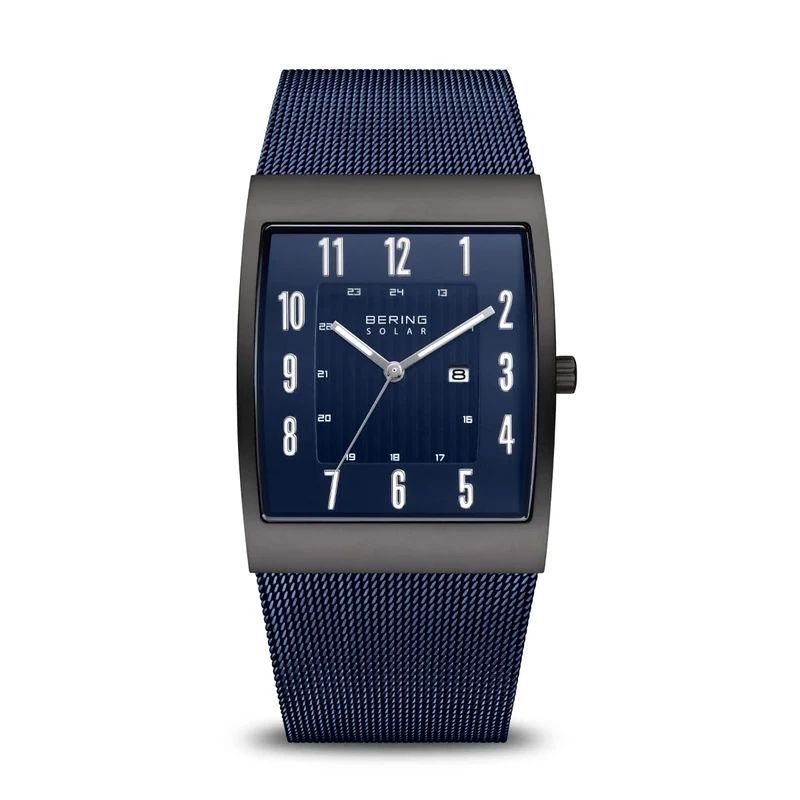 BERING Men Analog Solar Collection Watch with Stainless Steel Strap & Sapphire crystal 16433-327