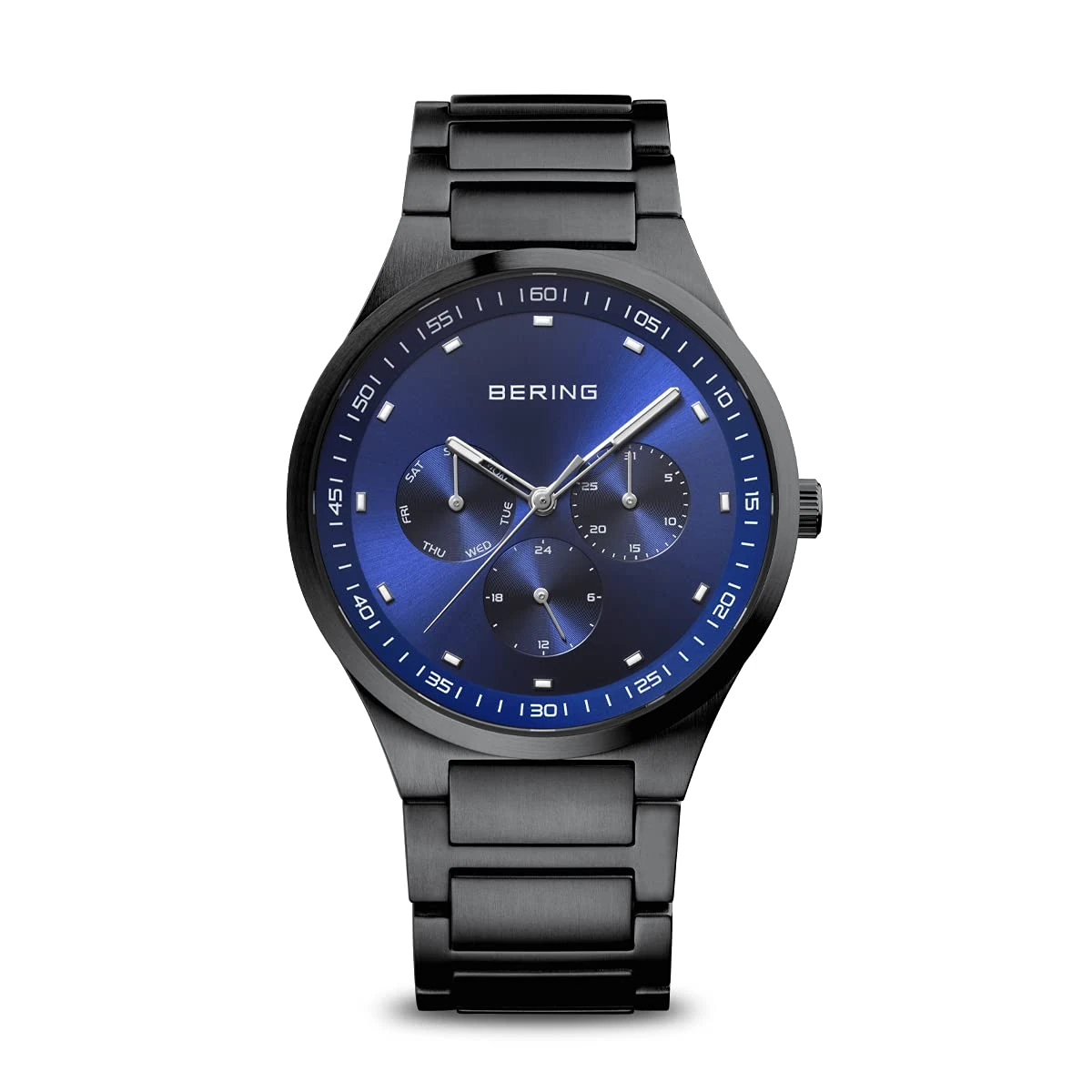 BERING Men Analog Quartz Classic Collection Watch with Stainless steel Strap & Sapphire crystal 11740-727
