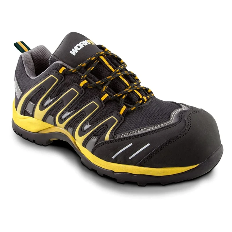 Safety Shoe Trail Yellow S1P Yellow Size: 7 UK