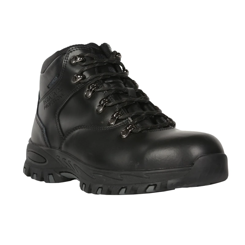 Regatta Professional Mens Gritstone Hiker Safety Boots, Black, 10 UK