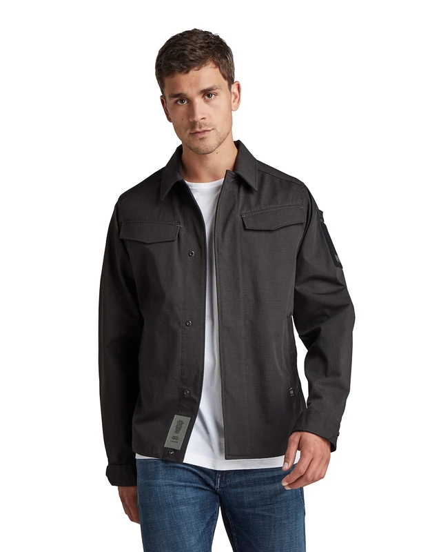 G-Star Men's Utility Slim Overshirt, Grey (cloack D20520-C951-5812), S