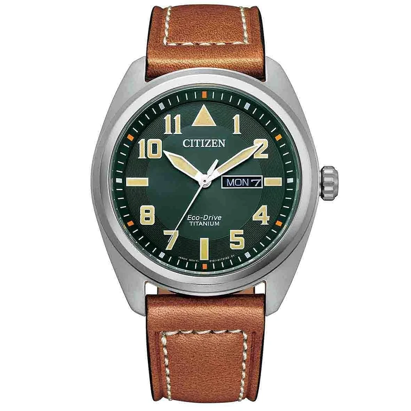 Citizen Men's Analogue Japanese Quartz Watch with Leather Strap BM8560-11X
