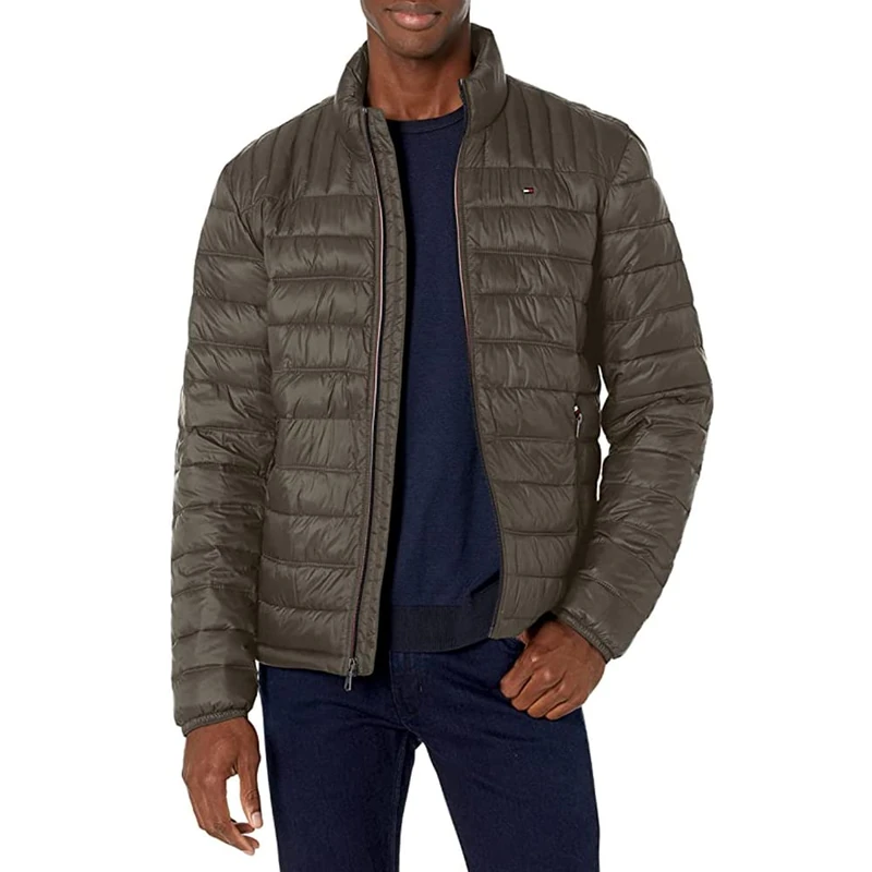 Tommy Hilfiger Men's Ultra Loft Packable Puffer Jacket - Olive