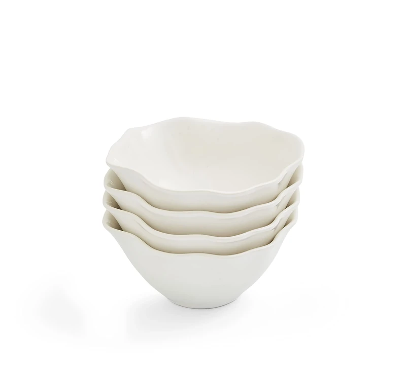All Purpose Bowl Floret Cream Set of 4
