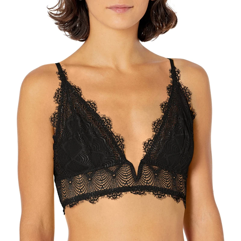 Cosabella Women's Allure Bralette Bra, Black, M
