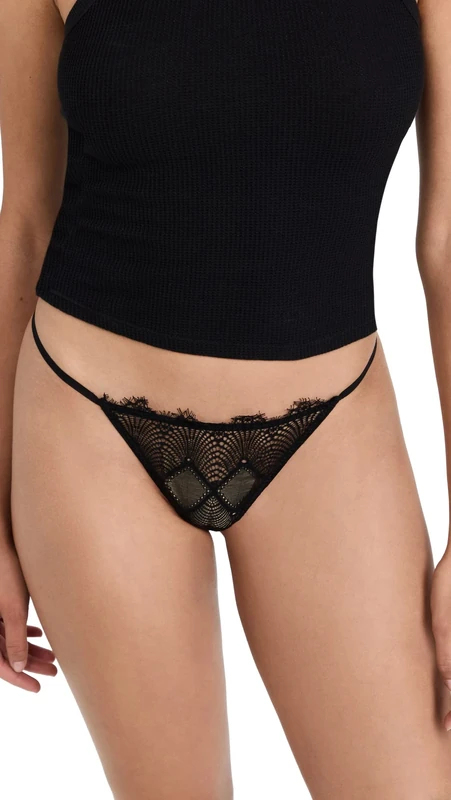 Cosabella Women's Allure G-String, Black, One Size