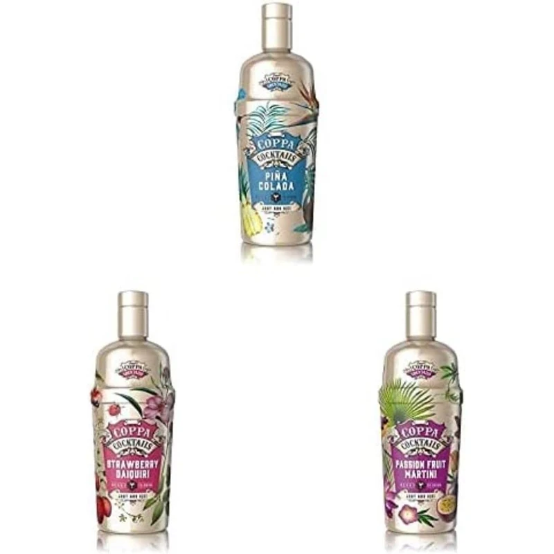 Pina Colanda with Strawberry Daiquiri with Passion Fruit Martini Bundle