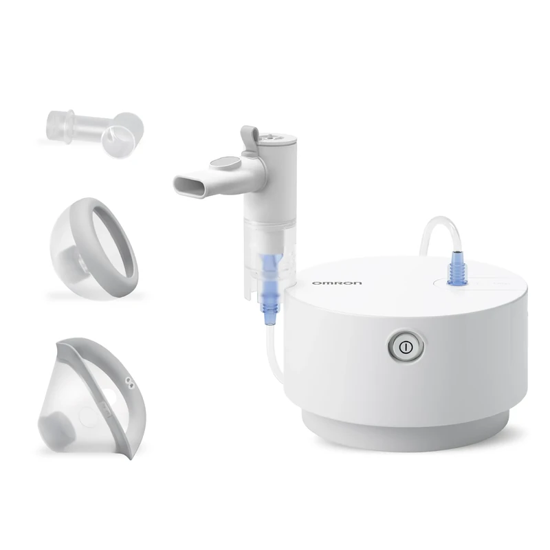 OMRON X105 Advanced All-in-One Compressor Nebuliser Machine for Both Adults and Kids, Compressor Steam Inhaler Machine for Treating Acute and Chronic Respiratory Conditions