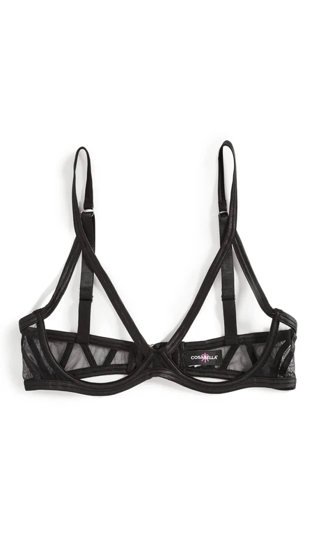 Cosabella Women's Sardegna Open Cup Bra, Black, 32B