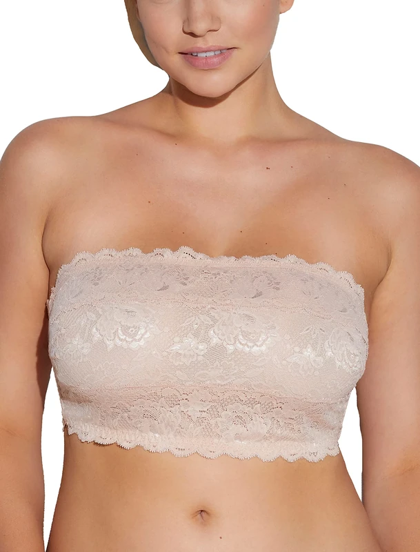 Cosabella Women's Say Never Curvy Flirtie Bandeau Bra, Sette, XL