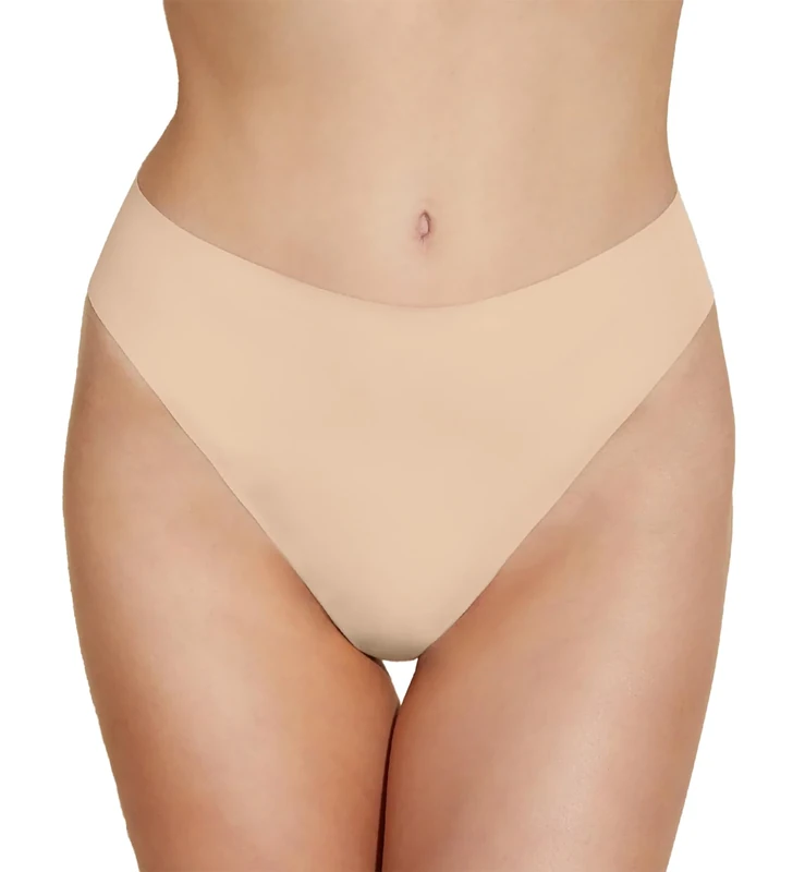 Cosabella Women's Free Cut Micro High Waist Thong Panties, Sei, S-M