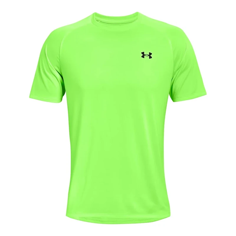 Under Armour Tech 2.0 Short Sleeve Top Men's, L, Green Quirky Lime (752)/Black 1327037