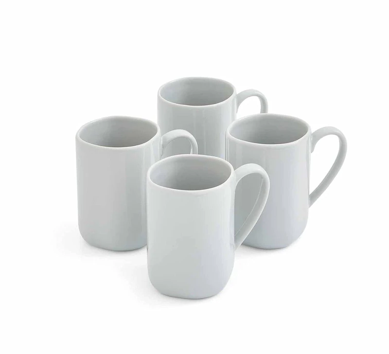 Portmeirion Sophie Conran for Portmeirion CPKE79294-XF Mug Arbor Grey Set of 4, Ceramic