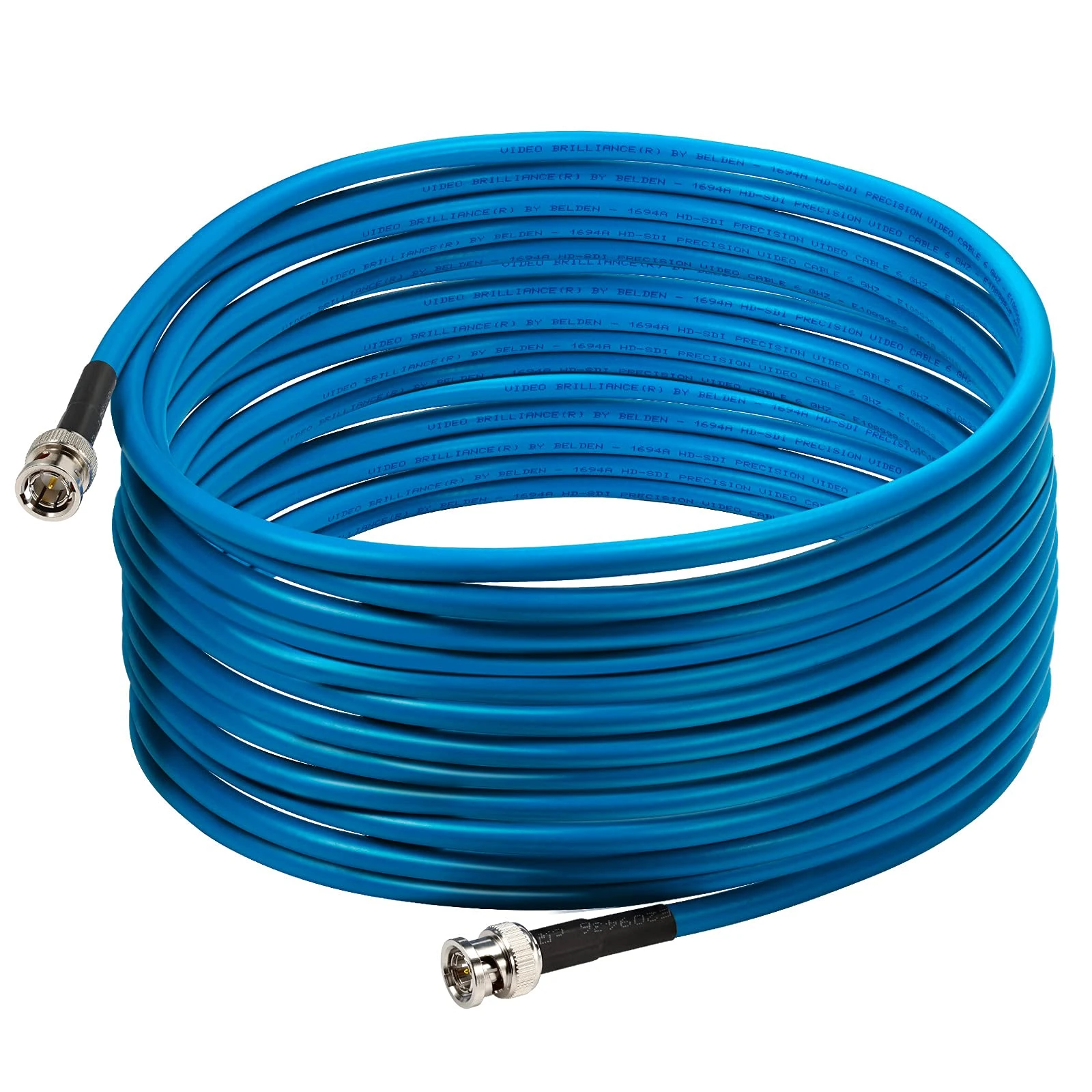 Bingfu SDI Cable BNC Male to Male 75 Ohm 3G/6G SDI Digital Video Cable(Belden 1694A) 1500cm/49.21ft Supports HD-SDI 3G-SDI 1080P 4K-UHD for Cameras and Video Equipment