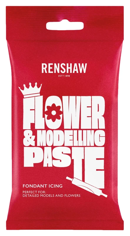 Renshaw Flower & Modelling Paste - White, 1 kg (Pack of 1)