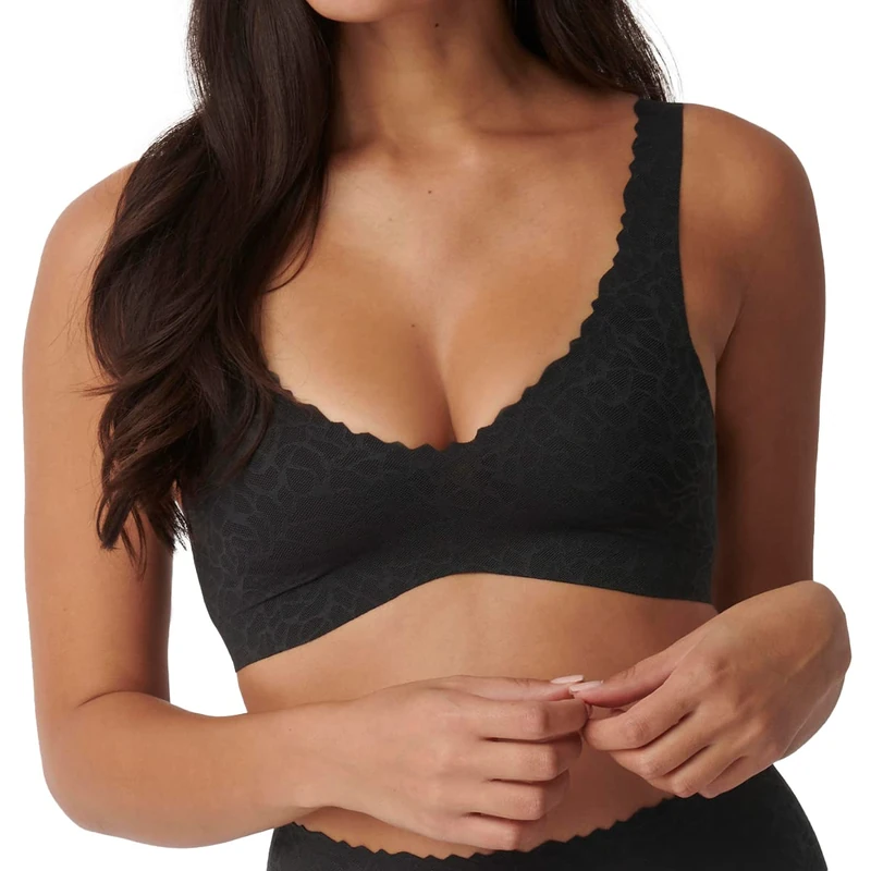 Sloggi Women's sloggi Zero Feel Lace 2.0 Bralette, BLACK
