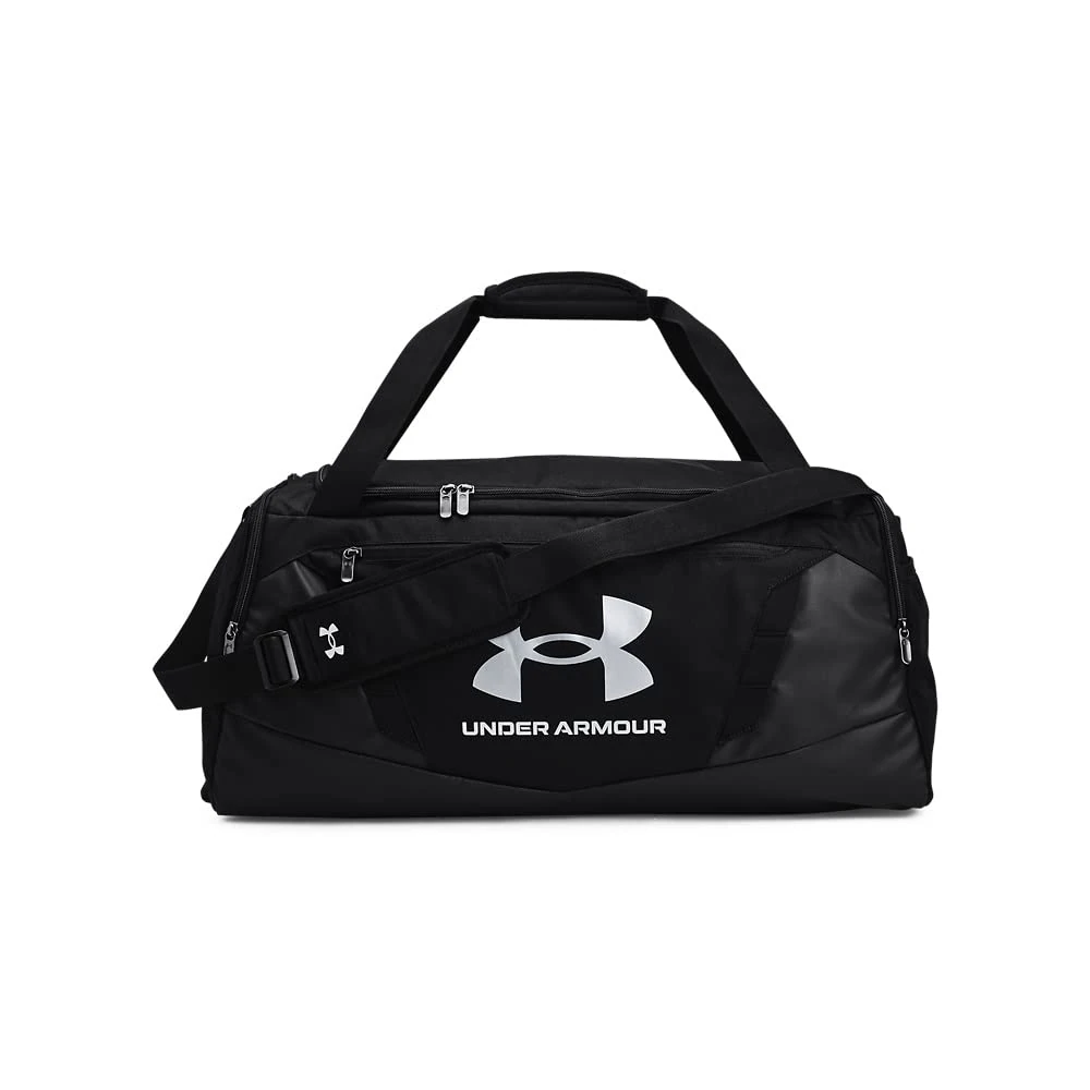 Under Armour Unisex-Adult Undeniable 5.0 Duffle, Black (001)/Metallic Silver, XL