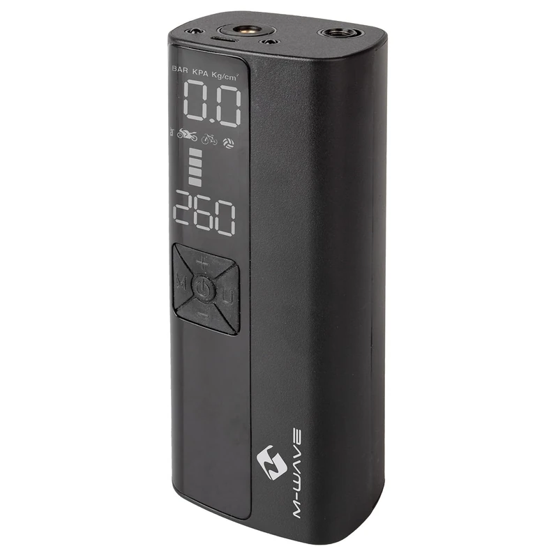 M-WAVE ELUMATIK MULTIBOOST Electric Bicycle Pump Digital Display 150psi 10.3bar