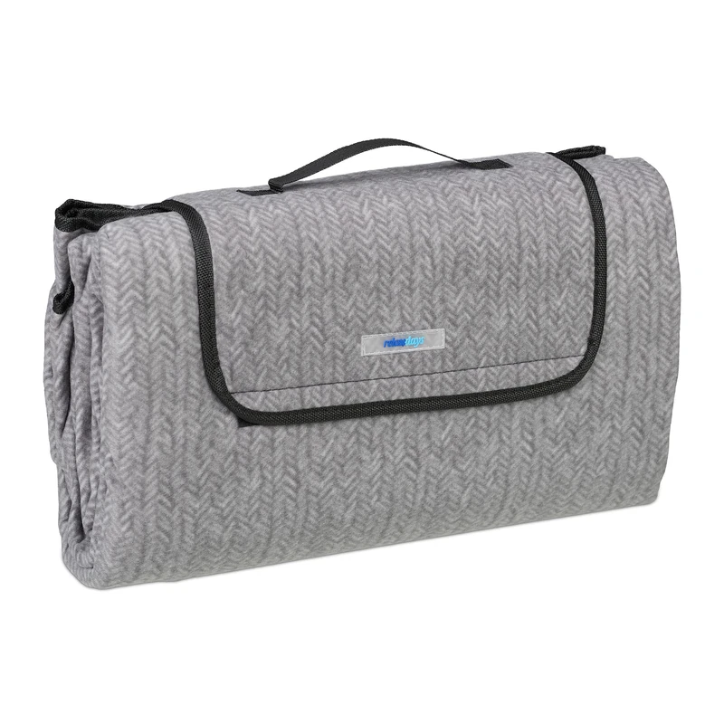 Relaxdays XXL Picnic Blanket - 200x200 cm Insulated Mat