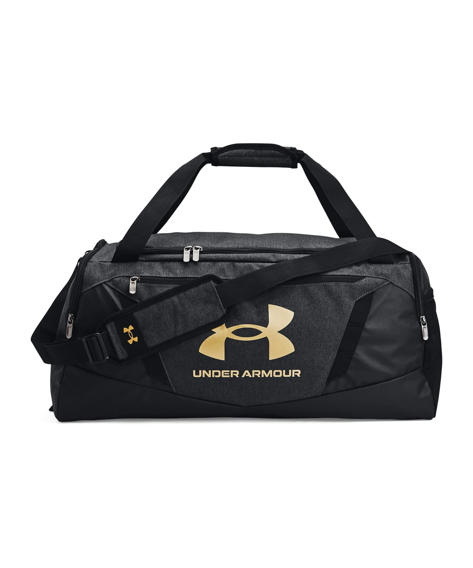 Under Armour Unisex Medium Bag - Black Heather/Black Metallic - One Size