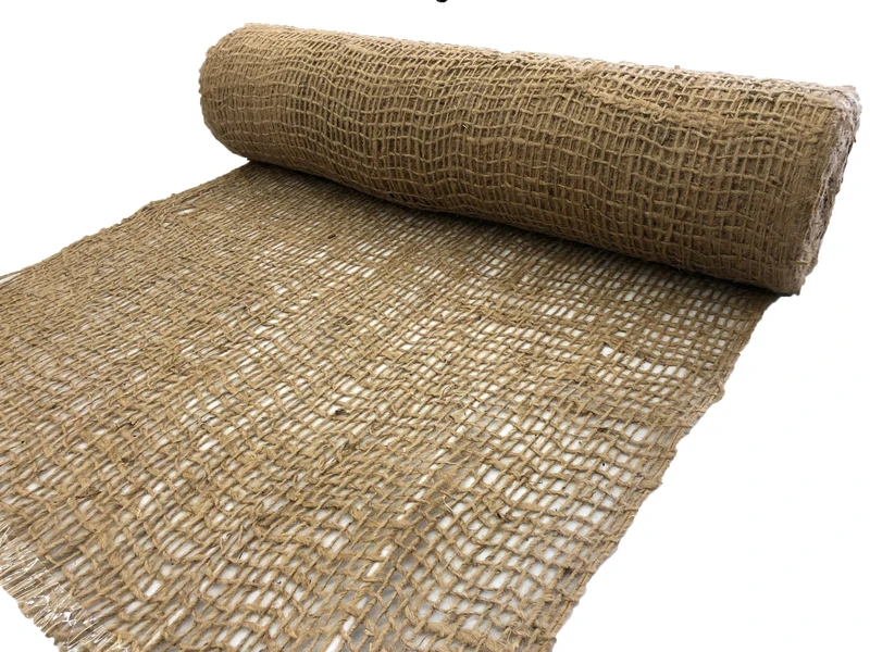 AK-Trading Jute Erosion Control, Soil Saver Mesh Blanket - 48" Wide x 20 Yards (60 feet Long) - 240 Sq. Ft. Coverage - Image 1