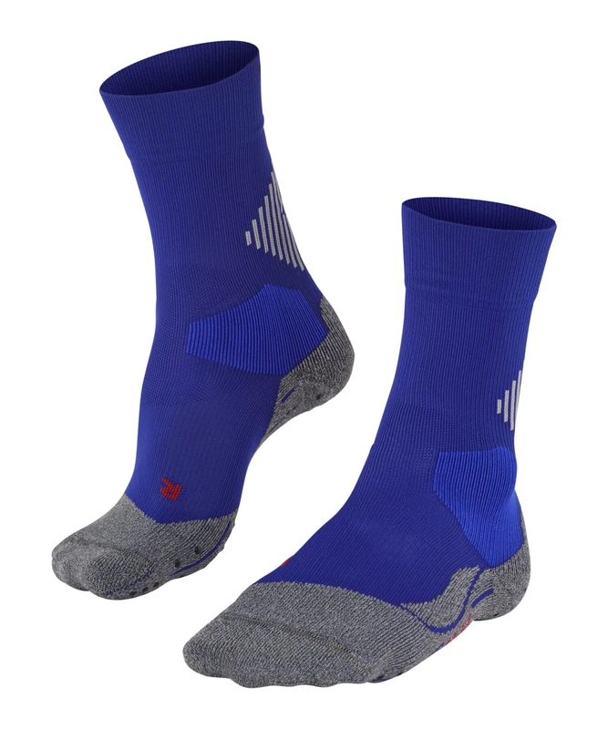 FALKE Unisex 4 GRIP Stabilizing U So Functional Yarn For Maximum Speed 1 Pair Socks, Blue 6449, 5.5-7.5