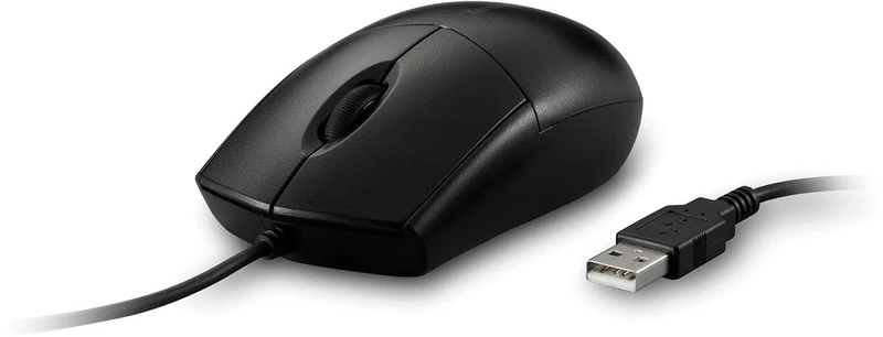 Kensington Pro Fit Washable Mouse, Waterproof Computer Mouse with Wired USB Connection, Easy Clean for Hygienic Working, Left or Right Handed (K70315WW),Black