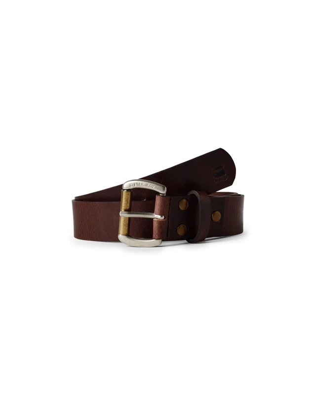 G-Star Men's Dast Belt, Metalic (dk brown/oxide stone D20177-3127-B298), 65 - Image 1
