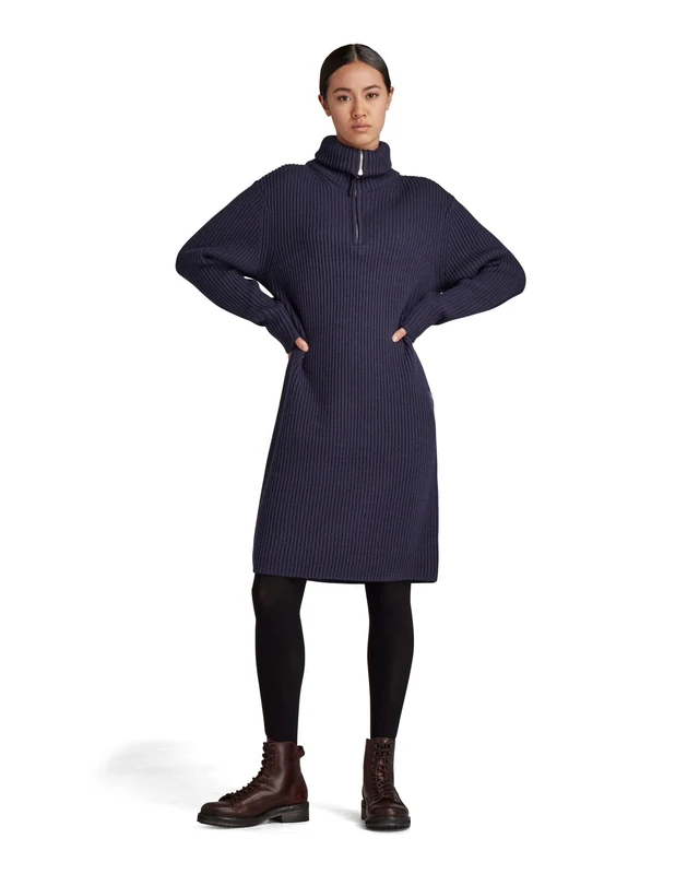 G-Star Women's Chunky Skipper Dress, Blue (servant blue D20948-B670-1475), XXS