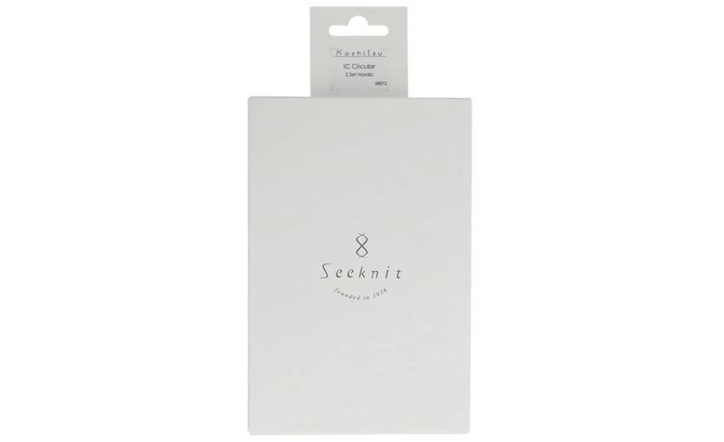 Seeknit KA58871 Circular Knitting Needle Set, Bamboo, White, Small