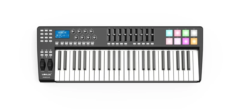 Worlde Panda49 - Midikontroller with 49 keys and 8 triggers