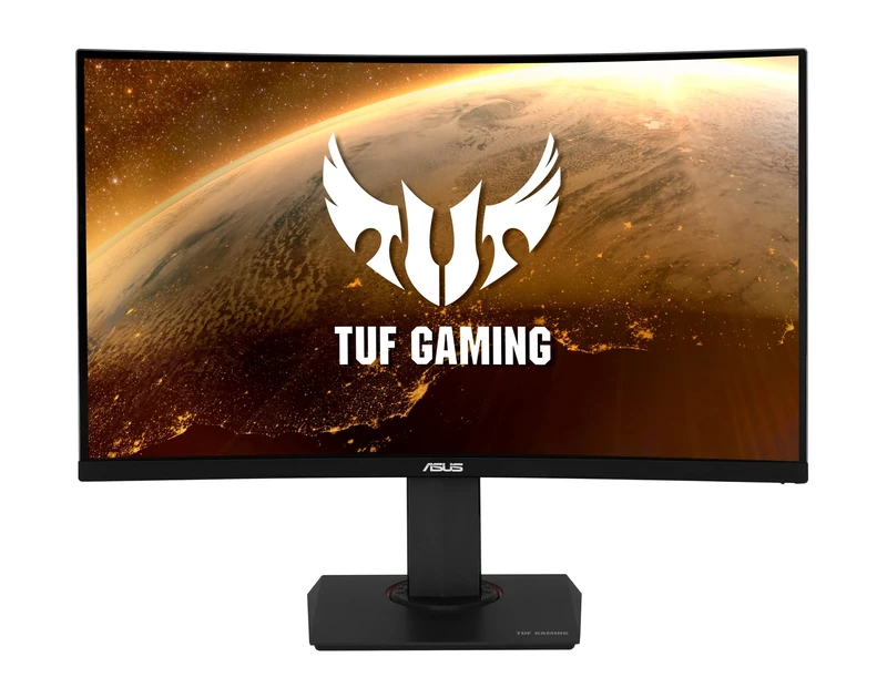 ASUS TUF Gaming VG32VQR Curved HDR Gaming Monitor - 31.5 inch WQHD (2560x1440), 165Hz, Extreme Low Motion Blur Syncâ„¢, Adaptive-sync, Freesyncâ„¢ Premium,1ms (MPRT), DisplayHDR 400, WCG, Black