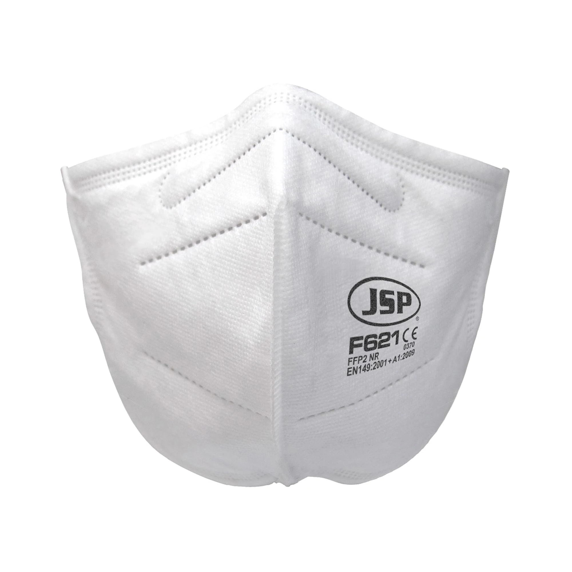 JSP Safety Disposable Vertical Fold Flatmask FFP2 (F621) Pack of 2 Retail Ready
